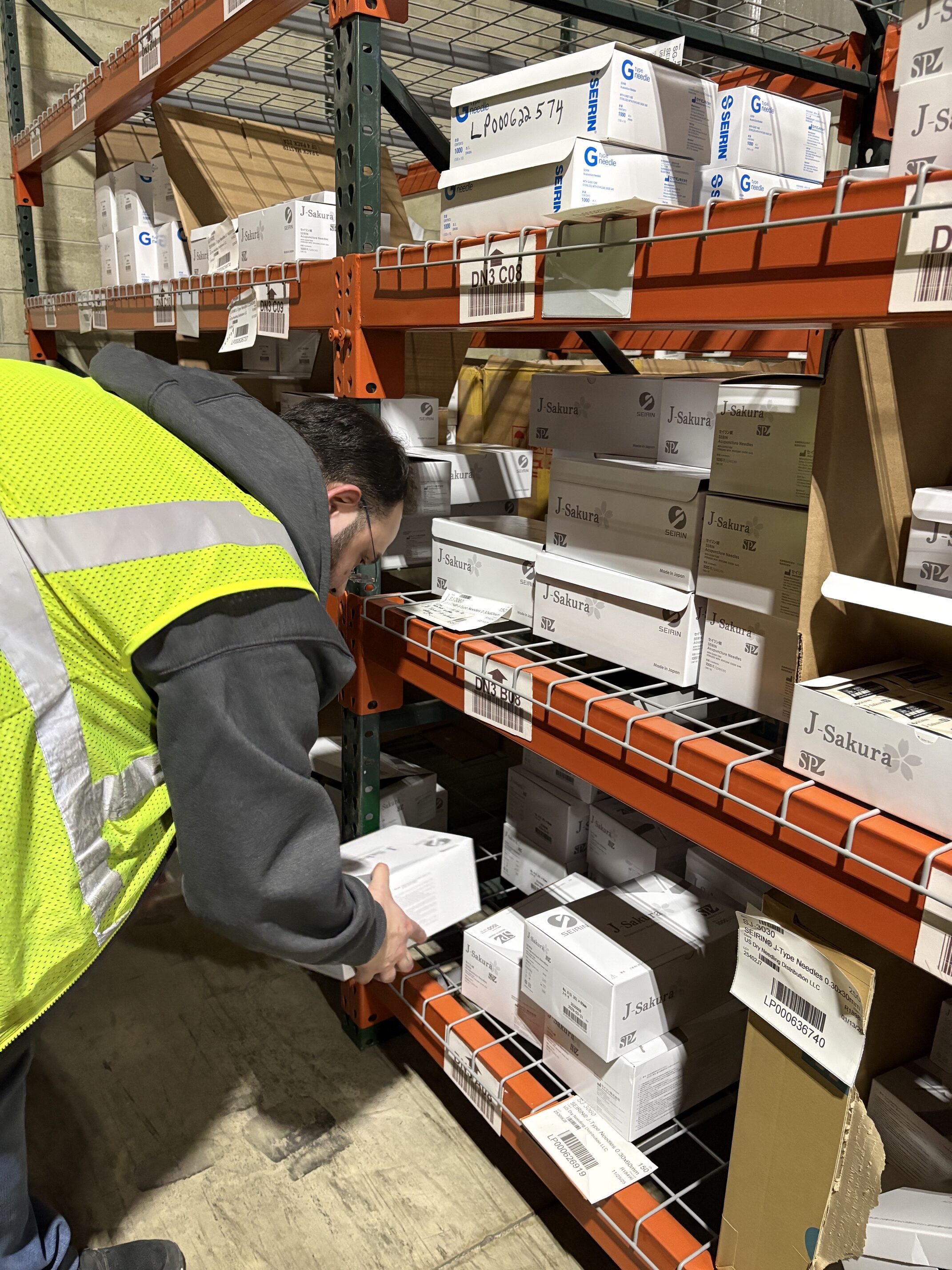 fulfilling orders in warehouse